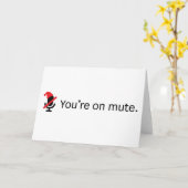 あなたはミュート。枚 カード (黄色い花)