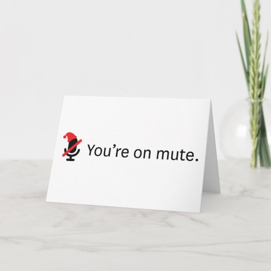 あなたはミュート。枚 カード (正面)
