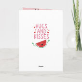 あなたはメロンにおもしろいバレンタインカード カード (裏面)