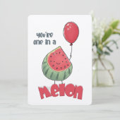 あなたはメロンに入った1つ – キュシーでキュートなスライス 招待状 (スタンド正面)