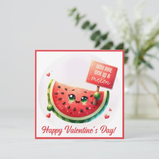 あなたはメロンのかわいいバレンタインパカスタムンに入っている シーズンカード (スタンド正面)