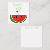 あなたはメロンランチボックスのノートカードに1枚 ノートカード (正面/裏面)