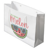 あなたはメロン抱き枕に1つ ラージペーパーバッグ (正面アングル)
