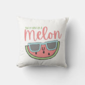 あなたはメロン装飾用クッションに1つ クッション (正面)