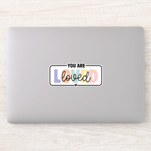 あなたはメンタルヘルスに愛される引用文 シール (コンピューター)