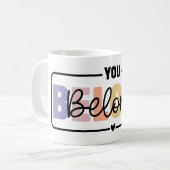 あなたはメンタルヘルス引用文 コーヒーマグカップ (正面左)