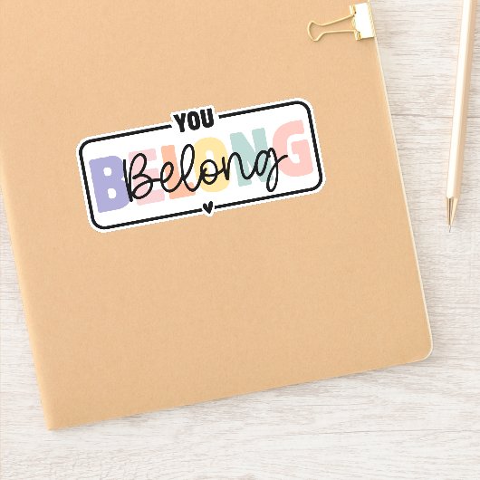 あなたはメンタルヘルス引用文 シール (ノートブック)