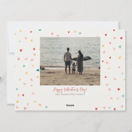 あなたはモダンすべての写真バレンタインデー シーズンカード (裏面)