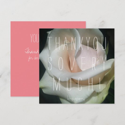 あなたはモモ! サンキューカード (正面/裏面)