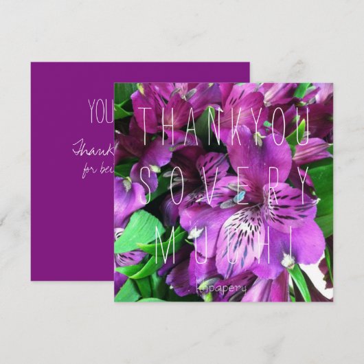 あなたはモモ! サンキューカード (正面/裏面)