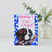 あなたはユニーク!-ヴィンテージ ポストカード (スタンド正面)