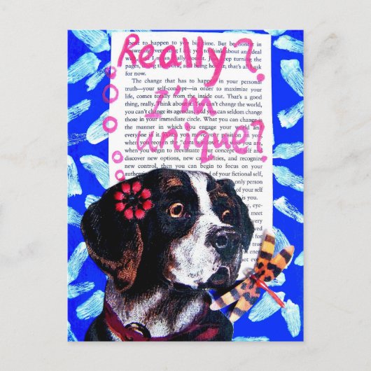 あなたはユニーク!-ヴィンテージ ポストカード (正面)