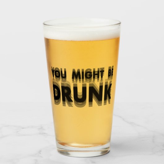 あなたはユーモアを飲飲んおもしろいでいるかもしれない タンブラーグラス (ドリンク正面)
