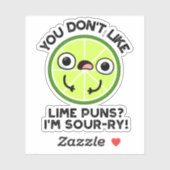 あなたはライムパンが好きではない私は酸っぱいフルーツパン シール (シート)