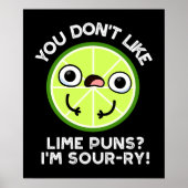 あなたはライムパンが好きではない私は酸っぱいフルーツパン ポスター (正面)