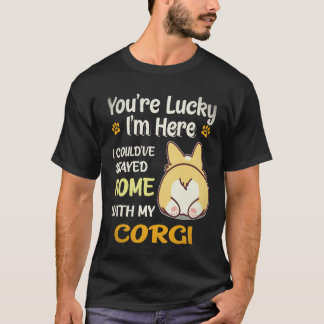 あなたはラッキーコーギー4 Tシャツ