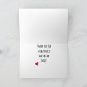 あなたはラブカードよりバラが美しい カード (内部)