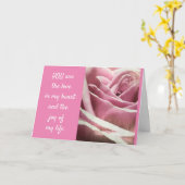 あなたはラブカードよりバラが美しい カード (黄色い花)