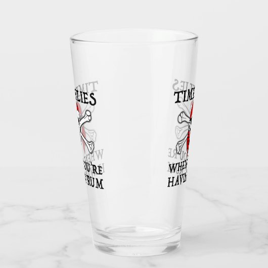 あなたはラムを飲むと時間が経つ タンブラーグラス (左)