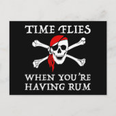 あなたはラムを飲むと時間が経つ ポストカード (正面)