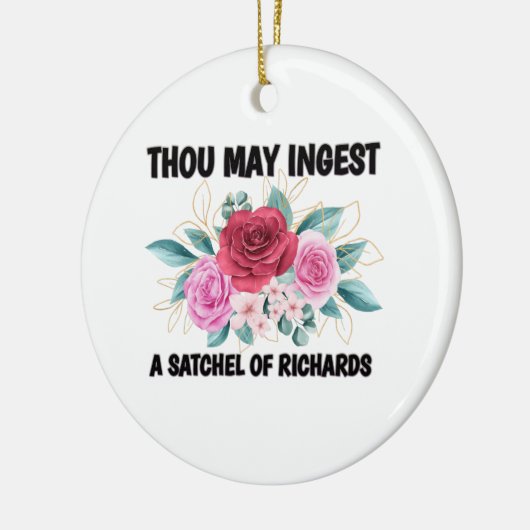 あなたはリチャードの悪魔を食べるかもしれない  セラミックオーナメント (左)