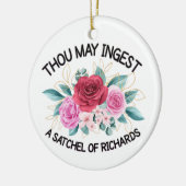 あなたはリチャードの悪魔を食べるかもしれない  セラミックオーナメント (左)