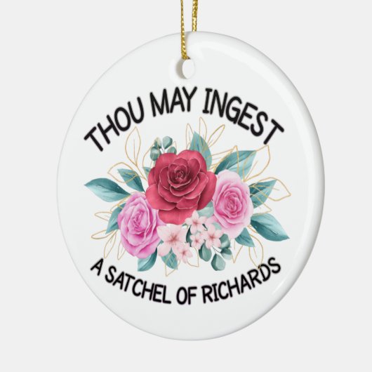 あなたはリチャードの悪魔を食べるかもしれない  セラミックオーナメント (左)