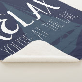 あなたはリラックス湖で シェルパブランケット (3/4)