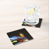 あなたはロンドンぼやけコースターに行った時は全て スクエアペーパーコースター (インサイチュ)