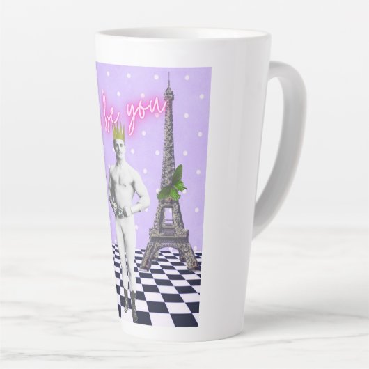 あなたはヴィンテージファンキーの責任者  カフェラテマグ (右アングル)