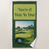 あなたは一つの穴！2025 ビーチタオル (正面)