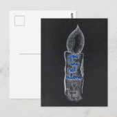 あなたは一人じゃないろうとも 炎の優しさ 慈悲 深い名言 ポストカード (正面/裏面)