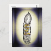 あなたは一人じゃない キャンドルを愛する友情の名言 ポストカード (正面/裏面)