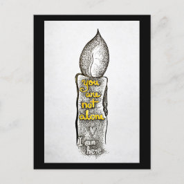 あなたは一人じゃない、私がここにいる ポストカード