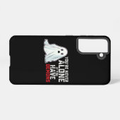 あなたは一人でもし悪魔の幽霊 SAMSUNG GALAXYケース (裏面横)