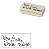 あなたは一人で歩かない ラバースタンプ (押印)