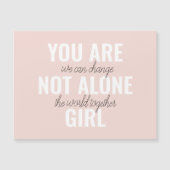 あなたは一人の女の子の動機前向き引用文ではない (正面)