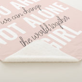 あなたは一人の女の子の動機前向き引用文ではない シェルパブランケット (3/4)