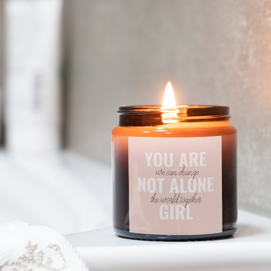 あなたは一人の女の子の動機前向き引用文ではない スクエアシール