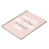 あなたは一人の女の子の動機前向き引用文ではない ノートブック (左側)