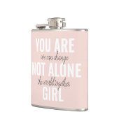 あなたは一人の女の子の動機前向き引用文ではない フラスク (左)