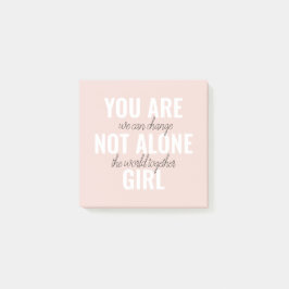 あなたは一人の女の子の動機前向き引用文ではない ポストイット