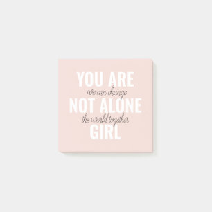 あなたは一人の女の子の動機前向き引用文ではない ポストイット