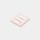 あなたは一人の女の子の動機前向き引用文ではない ポストイット (アングル)