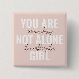 あなたは一人の女の子の動機前向き引用文ではない 缶バッジ