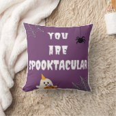 あなたは不気味なハロウィーン枕だ クッション (ブランケット)