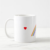 あなたは世界をより良い場所にする。パーソナライズされた. コーヒーマグカップ (左)