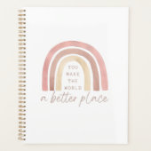 あなたは世界をより良い場所のプランナー プランナー手帳 (正面)