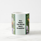 あなたは世界を美しい(昆虫)オオカバマダラ、モナーク蝶 コーヒーマグカップ (中央)