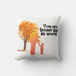 あなたは世界最高ののパパ – 心のこもったTypo クッション